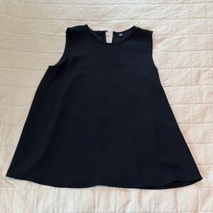 Sleeveless Black Blouse